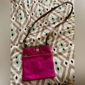 Magenta Pink Michael Kors Crossbody Purse